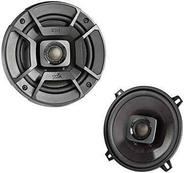 Polk Audio DB522 DB+ Series 5.25" Coaxial Speakers with Marine Certification, Black