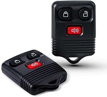 جهاز تحكم عن بعد بديل للدخول بدون مفتاح لسيارة فورد 1998-2016 F-150 F-250 F-350، مازدا، ميركوري، لينكولن - 3 ازرار