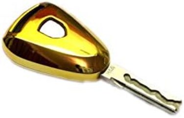 غطاء مفتاح التحكم عن بعد لسيارة بورشه 987 997 قبل شد الوجه غطاء مفتاح التحكم عن بعد برأس فضي, كروم ذهبي