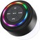 HAISSKY Bluetooth Shower Speakers, Portable Wireless Waterproof Speaker with FM Radio &amp; Suction Cup, Pairs Easily to Your Bluetooth Devices - Phones, Tablets, Computer (Black &amp; Blue)