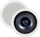 Polk Audio Polk Audio RC60i 2-way Premium In-Ceiling 6.5" Round Speakers, Set of 2 Perfect for Damp and Humid Indoor/Outdoor Placement - Bath, Kitchen, Covered Porches (White, Paintable Grille)