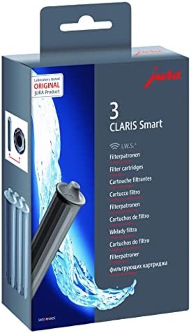 Jura 71794 "Claris Smart" Filter Cartridge, Grey, 3-Piece, 5 x 10 x 10 cm
