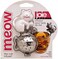 MSC International Joie MSC International Cat Tea Infuser, Meow, Assorted Black &amp; White