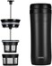 ESPRO Stainless Steel Travel Coffee Press with double filter - Black