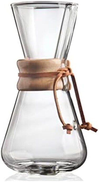 Chemex 1-3 Cup Wood Neck Coffee Maker