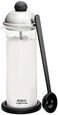 BonJour Coffee Glass and Stainless Steel Manual Milk Frother, 16-Ounce, Caff&eacute; Froth Monet