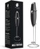 Bean Envy Milk Frother Handheld - Perfect For The Best Latte - Whip Foamer - Includes Stainless Steel Stand - Black