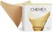 Chemex Bonded Unbleached Pre-Folded Square Coffee Filters, 100 Count