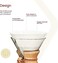 Chemex Bonded Unbleached Pre-Folded Square Coffee Filters, 100 Count