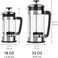 ESPRO Coffee Press P5-32 oz, Glass Carafe and Stainless Steel Cage