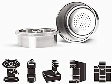 capsulone refillable coffee capsule reusable iperEspressp capsule pod coffee filter fit for illy X1 X7 X9 Y1 Y3 Y5 Y9 machine