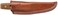 TOPS KNIVES Tanimboca Puukko 3.63in Drop Point Fixed Blade Knife - TPUK-01