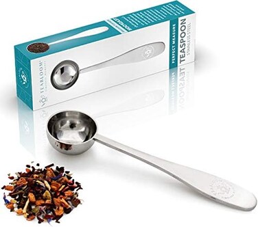 Teabloom Perfect Measure Loose Leaf Tea Spoon - Premium Quality Stainless Steel Tea Scoop &ndash; Tea Connoisseur's Choice