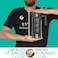 Coffee Gator Cold Brew Coffee Maker - 47 oz Iced Tea and Cold Brew Maker and Pitcher w/Glass Carafe, Filter, Funnel &amp; Measuring Scoop - Black