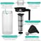 Coffee Gator Cold Brew Coffee Maker - 47 oz Iced Tea and Cold Brew Maker and Pitcher w/Glass Carafe, Filter, Funnel &amp; Measuring Scoop - Black