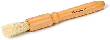 Merryseaon Coffee Grinder Cleaning Brush, Wood Handle &amp; Natural Bristles Wood Dusting Espresso Brush Accessories for Bean Grain Coffee Tool Barista Home Kitchen