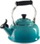 Le Creuset Enamel On Steel Whistling Tea Kettle, 1.7 qt., Caribbean