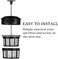 ESPRO 1032CF2 Extra Coffee Microfilter Set, Fits P3, P5, or 32 oz P7, Black