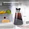 ovalware Airtight Cold Brew Iced Coffee Maker (&amp; Iced Tea Maker) with Spout &ndash; 1.5L/ 51oz RJ3 Brewing Glass Carafe with Removable Stainless Steel Filter