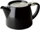 FORLIFE Stump 18-Ounce Teapot with SLS Lid and Infuser 16-Ounce / 473 ml Black GL095