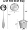 Numola Tea Ball Strainers for Loose Tea, Stainless Steel Mesh Tea Ball, Fine Mesh Tea Strainers with Spoon and Drip Trays, Tea Diffuser and Steeper with Extented Chain Hook for Tea Lovers