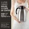 CRESIMO 68 Oz Stainless Steel Thermal Coffee Carafe/Double Walled Vacuum Thermos / 12 Hour Heat Retention / 2 Litre