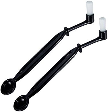 Number-one Coffee Machine Brush Cleaner Nylon Espresso Machine Brush Coffee Cleaning Tool with Spoon (Pack of 2)