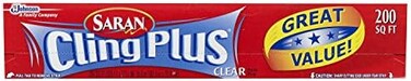 Saran Wrap Saran Cling PlusWrap 200 sq ft (Pack of 12)