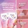 Hair Off Hair Remover Mitten - All-Natural, Painless &amp; Chemical Free - Full Body Hair Removal - Slows &amp; Lessens Regrowth - Exfoliates Skin (3 Mittens Per Box, Pack of 4)