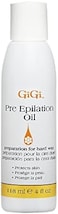 GiGi Pre Epilation Oil - Allows For Easier &amp; More Effective Waxing While Protecting &amp; Conditioning Skin - Preparation for Hard Wax - 118ml