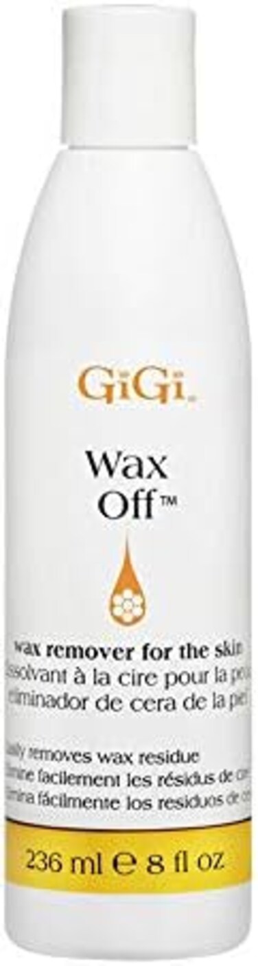 GiGi Wax Off Hair Wax Remover for Skin with Aloe Vera, 8 oz