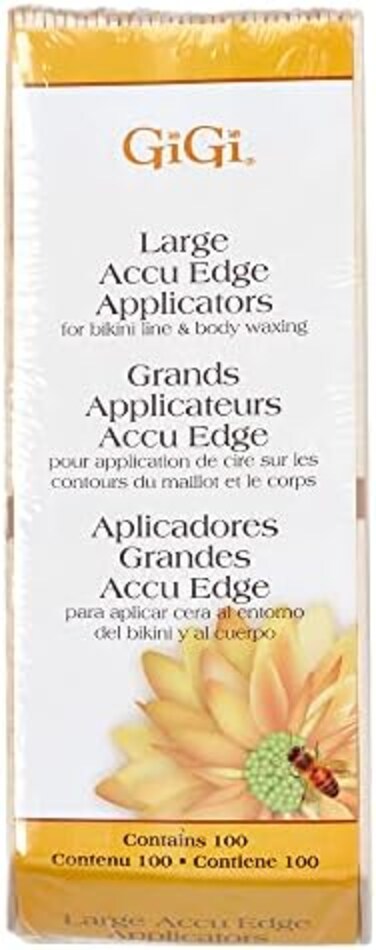 Gigi Accu Edge Wax Spatulas, 100 applicator