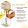 Gigi Natural Muslin Epilating Strips, Petite, 100 Count