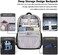 MAXTOP Deep Storage Laptop Backpack with USB Charging Port Water Resistant College Computer Bookbag 16 Inch Laptop