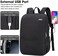 MAXTOP Deep Storage Laptop Backpack with USB Charging Port Water Resistant College Computer Bookbag 16 Inch Laptop