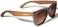 cloudfield Polarisierte Sonnenbrille fr Herren - Holzsonnenbrille - Bambusholz mit 9-Positionen polarisiertem Glas und doppeltem UV-Blocker