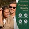 cloudfield Polarisierte Sonnenbrille fr Herren - Holzsonnenbrille - Bambusholz mit 9-Positionen polarisiertem Glas und doppeltem UV-Blocker