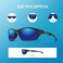 Duduma Polarisierte Sport Sonnenbrille Herren zum Fahren Radfahren Golf Fischen Laufen UV400-Schutz Sportbrille fr Herren Damen