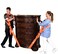Forearm Forklift 2-Person Shoulder Harness and Moving Straps System, Lift Furniture, Appliances, or Item up to 800 lbs. Safe and Easy Like a Pro, 2 Harnesses and 2 Straps, Orange