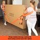 Forearm Forklift 2-Person Shoulder Harness and Moving Straps System, Lift Furniture, Appliances, or Item up to 800 lbs. Safe and Easy Like a Pro, 2 Harnesses and 2 Straps, Orange