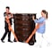 Forearm Forklift 2-Person Shoulder Harness and Moving Straps System, Lift Furniture, Appliances, or Item up to 800 lbs. Safe and Easy Like a Pro, 2 Harnesses and 2 Straps, Orange