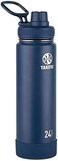 Takeya Actives Insulated Stainless Steel Water Bottle with Spout Lid 24 oz 51044_Midnight