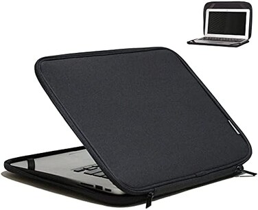 INNTZONE 15.6 Inch Stand-Type Laptop Sleeve case Bag Pouch Cover Notebook Carrying Case - Black