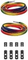 Xpand No Tie Shoelaces System with Elastic Laces - One Size Fits All Adult and Kids Shoes