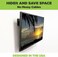HIDEit Mounts Uni-XS Mount - Patented in 2018, Made from Steel Adjustable Extra Small Device, Hide Your Cable TV Box, Modems, Satellite Receivers, Streaming Media Devices and More