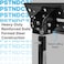 Pyle Wall And Ceiling Mount Speaker Bracket - Black Speaker Mounting Bracket With Adjustable Swivel Tilt, Retractable Telescopic Arm - Home Surround Sound System For Bookshelf - Pyle Pstndc31 (Pair)