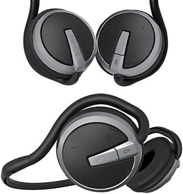 Soundbot SB221 HD Wireless Bluetooth 4.0 Sports-Active Headphones for 20Hrs Music Streaming &amp; 25Hrs HandsFree Calling with Sweat Resistant Ergonomic Secure-Fit Design &amp; Voice Command Support, Black