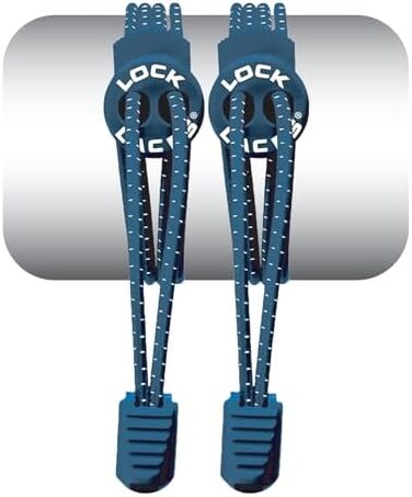 Lock Laces - Elastic No Tie Shoelaces, One Size Fits All, for Kids and Adults, Elastic No Tie Shoe Laces