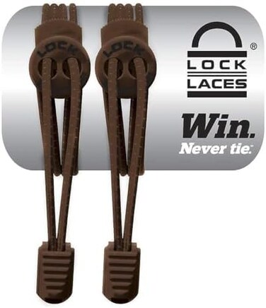 Lock Laces - Elastic No Tie Shoelaces, One Size Fits All, for Kids and Adults, Elastic No Tie Shoe Laces