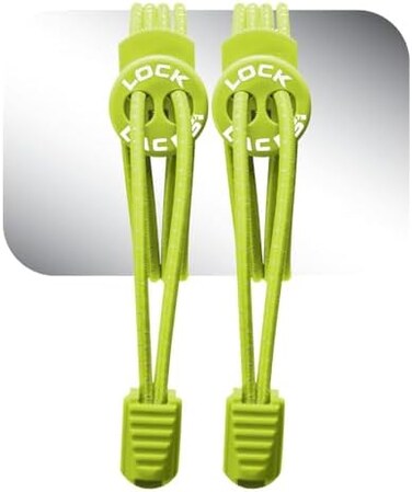 Lock Laces - Elastic No Tie Shoelaces, One Size Fits All, for Kids and Adults, Elastic No Tie Shoe Laces